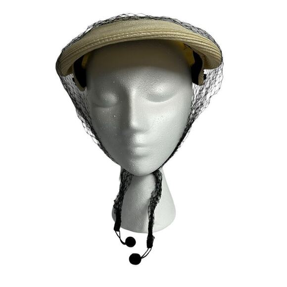 Vintage 1950's Screen Vogue Original Beret Style with Under Chin Tie Net - Picture 5 of 12